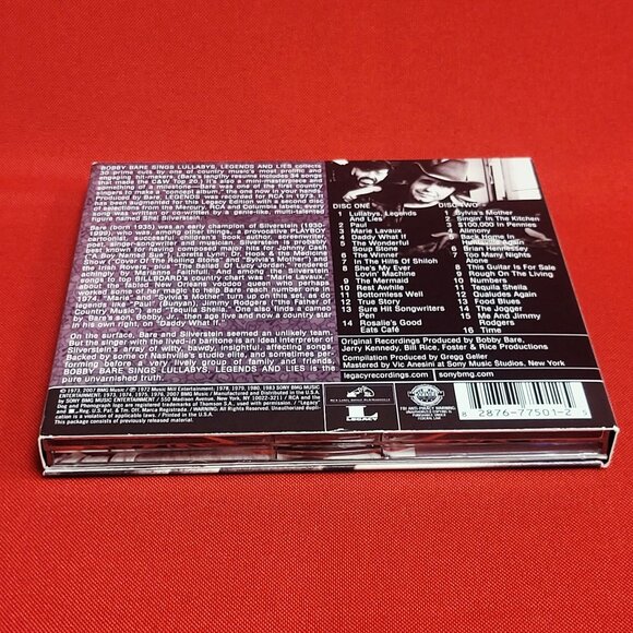 Bobby Bare Sings Lullabys Legends and Lies 2  Discs CD 2007 Signed - Picture 4 of 12